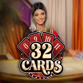 32 Cards slot icon by Ezugi, available at Tikitaka Casino