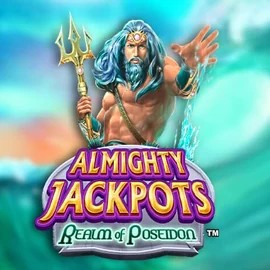 Almighty Jackpots – Realm of Poseidon casino game by Novomatic – featured logo at Tikitaka Casino
