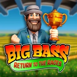 Big Bass Return to the Races logo by Pragmatic Play at Tikitaka Casino