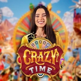 Enjoy Crazy Time by Evolution – logo hosted on tikitaka-login.com