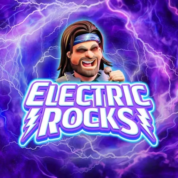 Electric Rocks by Inspired Gaming, showcased at tikitaka-login.com – game logo