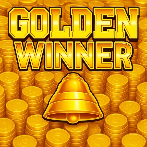 Golden Winner slot logo by Inspired Gaming at Tikitaka Casino