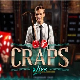 Live Casino logo of Live Craps from Evolution at Tikitaka Casino