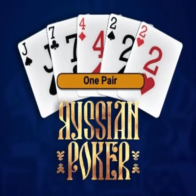 Russian Poker slot icon by OneTouch Games, available at Tikitaka Casino