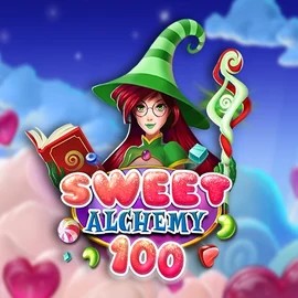 Sweet Alchemy 100 online game logo by Play'n GO on tikitaka-login.com