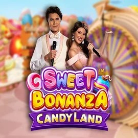 Sweet Bonanza Candy Land Live slot logo by Pragmatic Play at Tikitaka Casino