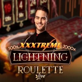 XXXtreme Lightning Roulette logo – Live Casino by Evolution at Tikitaka Casino